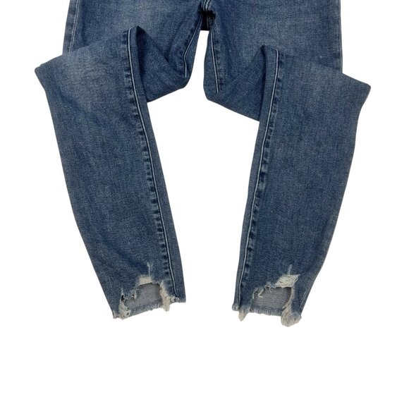 Abercrombie & Fitch High Rise Super Skinny Ankle Jeans Size 2/26 Button Fly - Picture 7 of 11